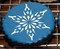 Small Crystal Snowflakes Cookie Stencil #2 | C747 by Designer Stencils | Cookie Decorating Tools | Baking Stencils for Royal Icing, Airbrush, Dusting Powder | Reusable Plastic Food Grade Stencil for Cookie | Easy to Use & Clean Cookie Stencil